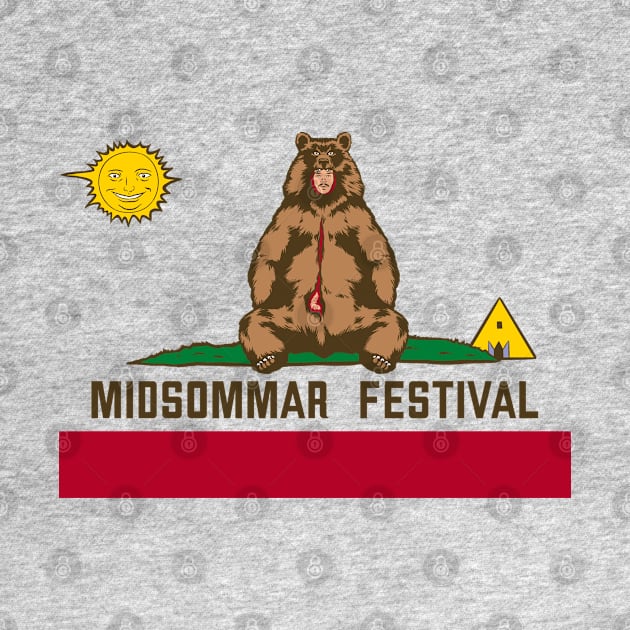 Midsommar Festival Flag by harebrained